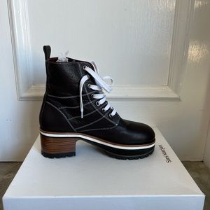 SIES MARJAN Ankle Boots In Dark Chocolate (Size 41 but fits like US 10.5)